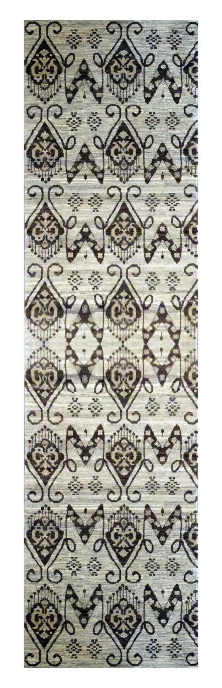 One Of The Kind Afghani Khotan Rug 15'10 x 3'3"